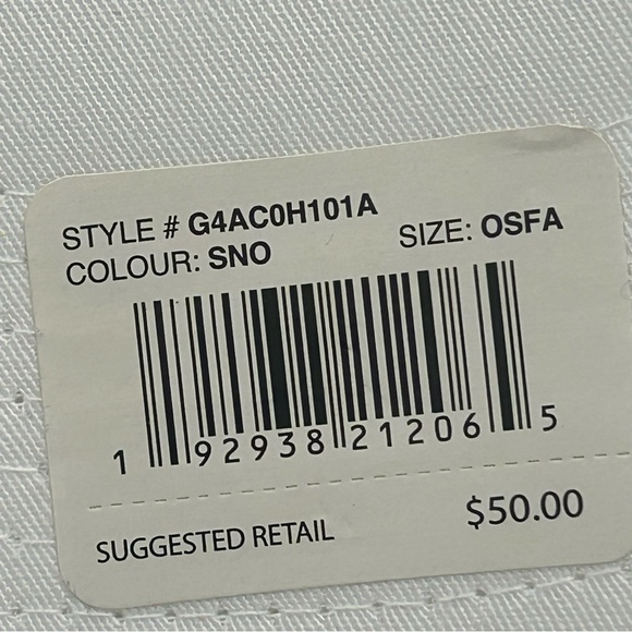 G/FORE LAGO Golf Hat SNO White Flexfit 110 Tech Snapback Navy Logo Mens Cap NWT - Picture 7 of 10